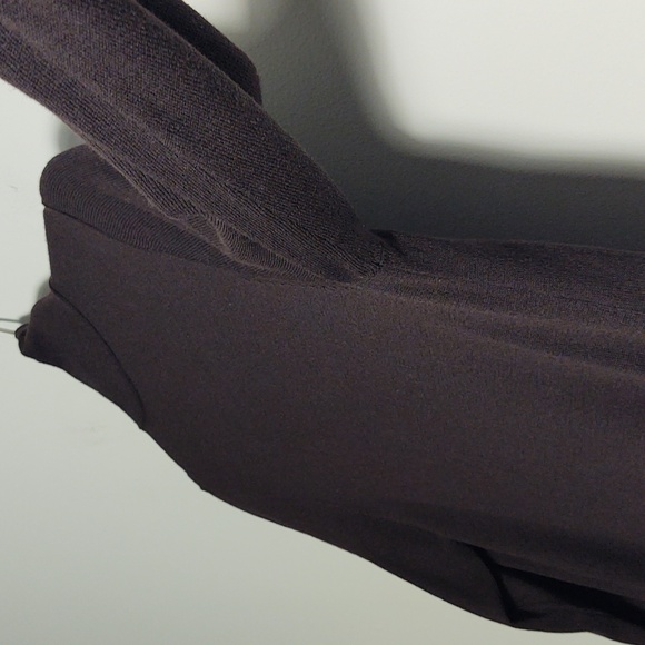 EILEEN FISHER Women's Open Front Long 100% Wool Dark Brown Cardigan Size XSmall - Picture 14 of 16